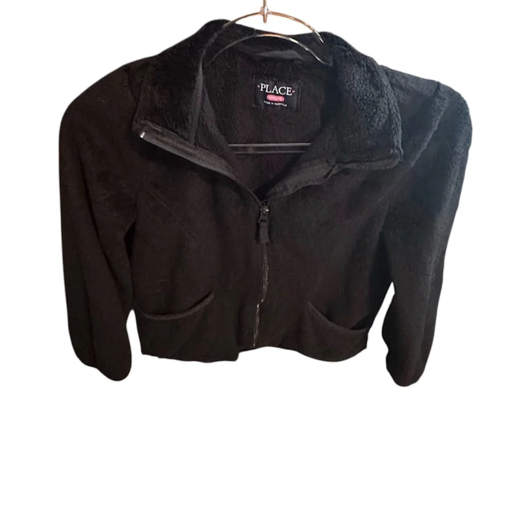 Children’s Place Black Fleece Jacket
